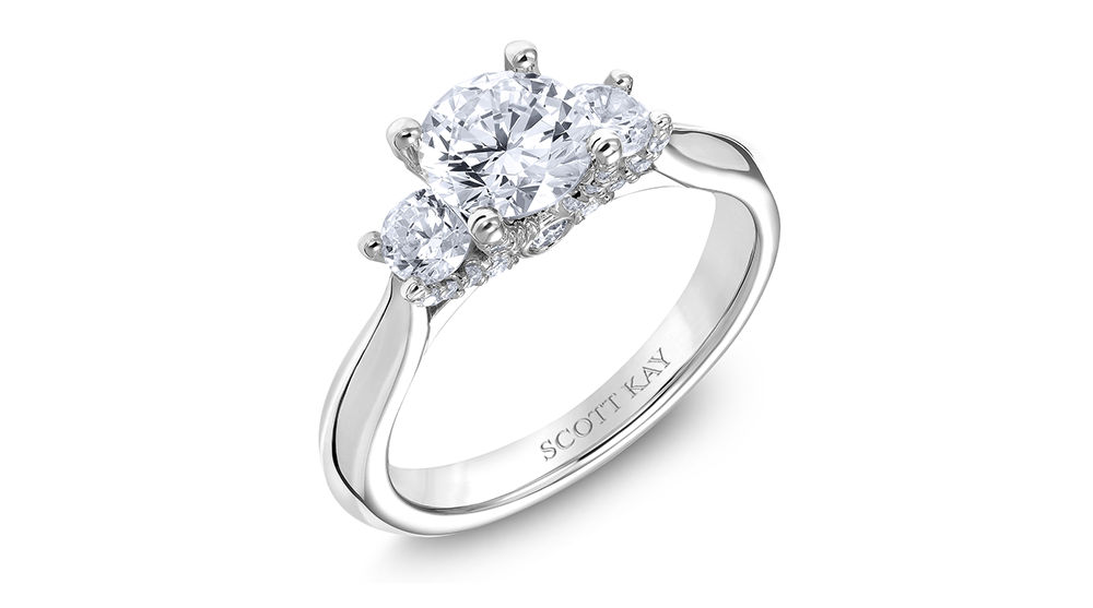 Scott Kay Crown Engagement Ring