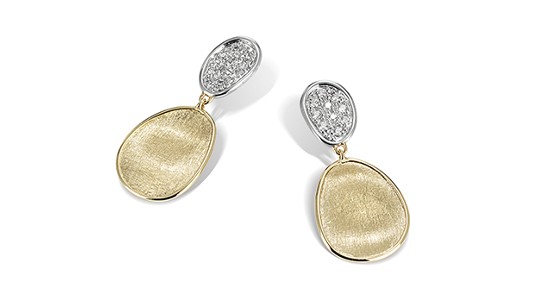 A pair of mixed metal chandelier earrings from Marco Bicego