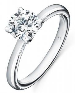 Hearts on Fire Vela Solitaire Engagement Ring