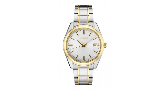 A mixed metal watch by Seiko, available at Rogers Jewelry Co.