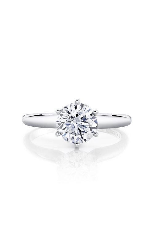 14KW Round Cut Lab Grown Solitaire
