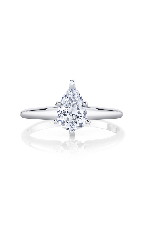 14KW Pear Cut Lab Grown Solitaire