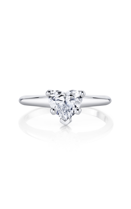 14KW Heart Cut Lab Grown Solitaire