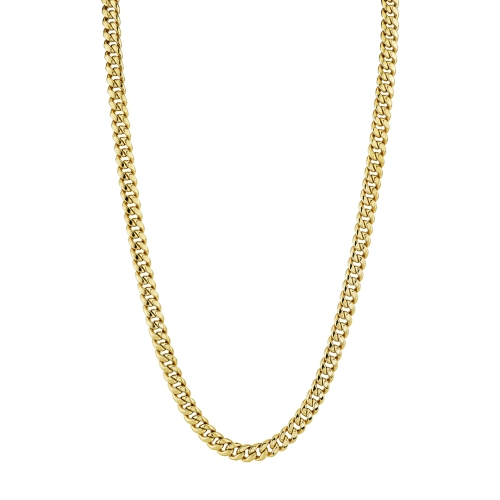 A simple but stylish yellow gold chain necklace, available at Rogers Jewelry Co. A simple but stylish yellow gold chain necklace, available at Rogers Jewelry Co.
