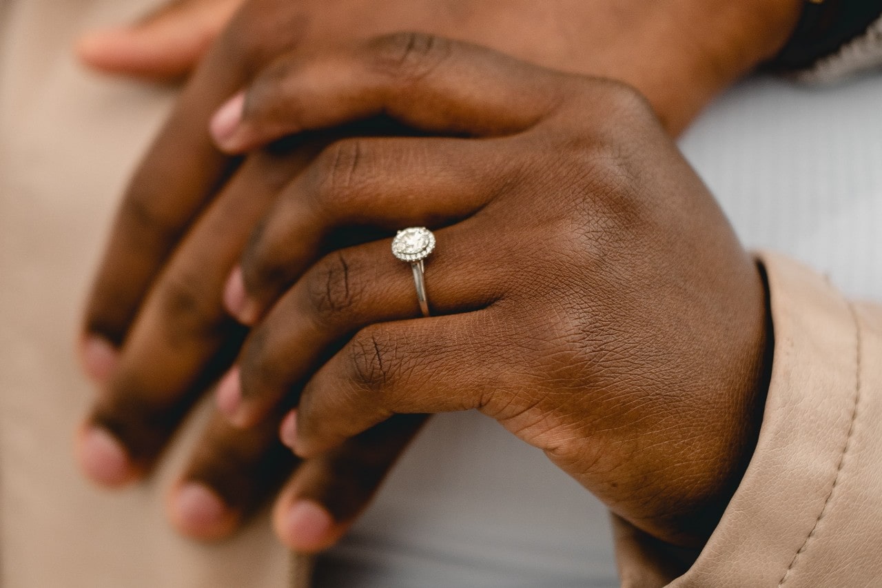 Oval Cut Halo Rings