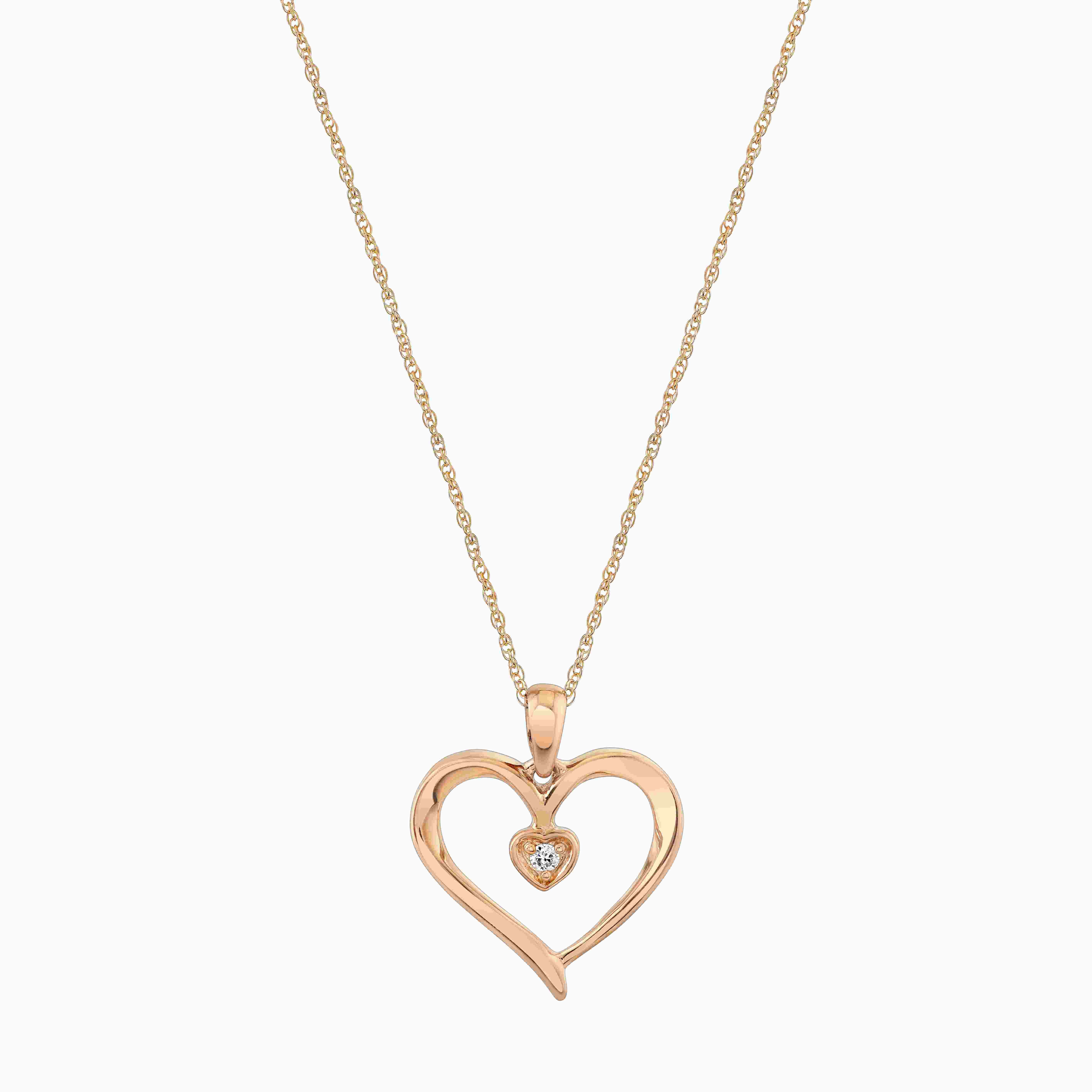 Rose Gold Heart Pendant 06-1782-949 Rose Gold Heart Pendant 06-1782-949